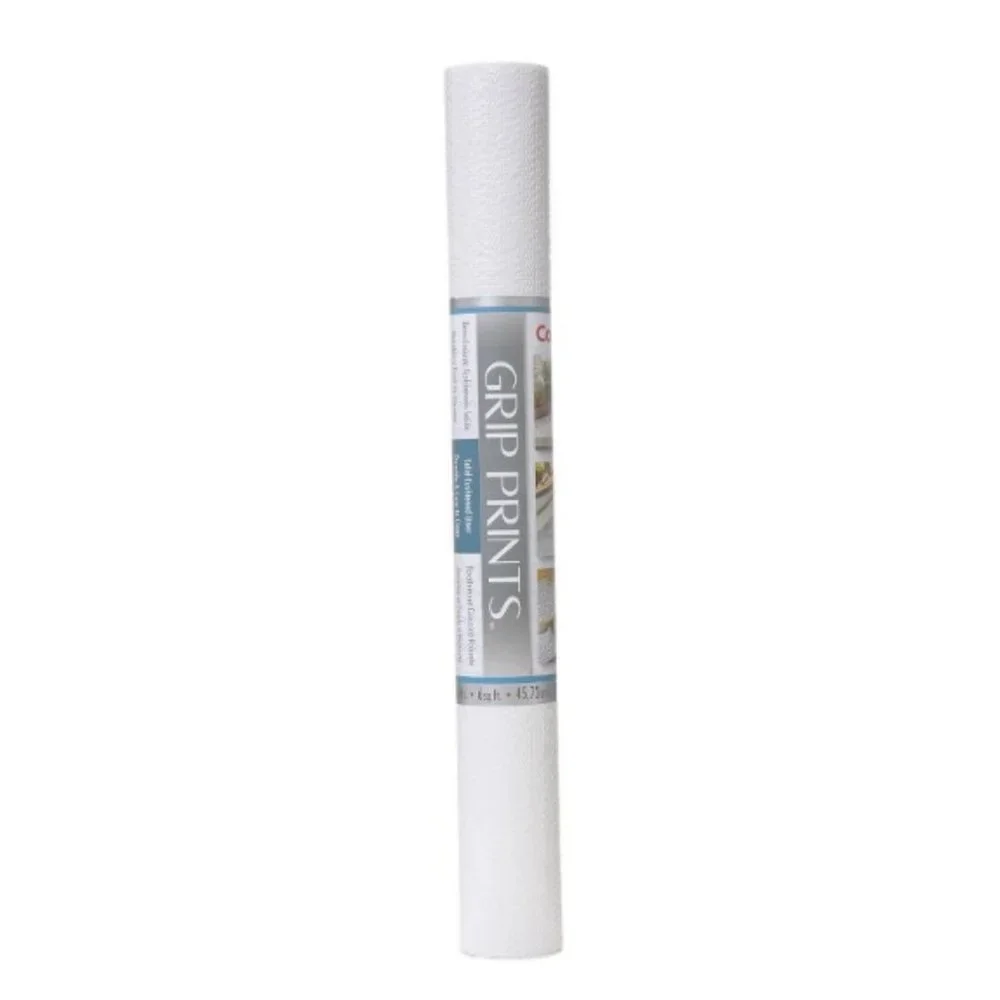 NWT - CON-TACT No-Slip Grip, Non-Adhesive Cushioned Shelf Liner - White 18